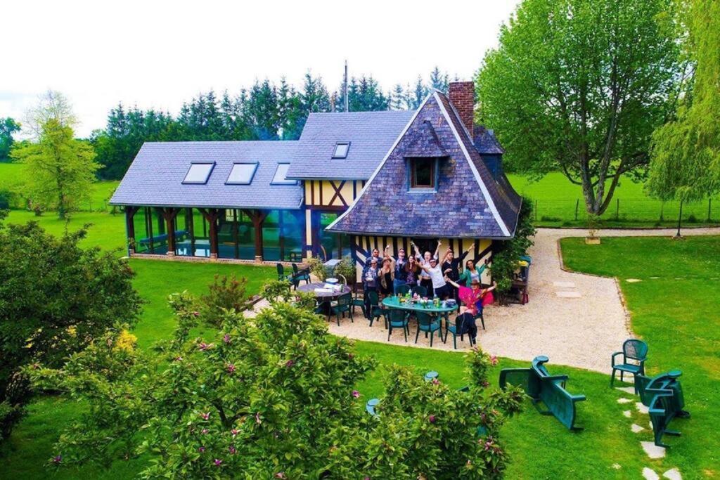 Vila Domaine Du Bois L'Abbe Épaignes Exteriér fotografie