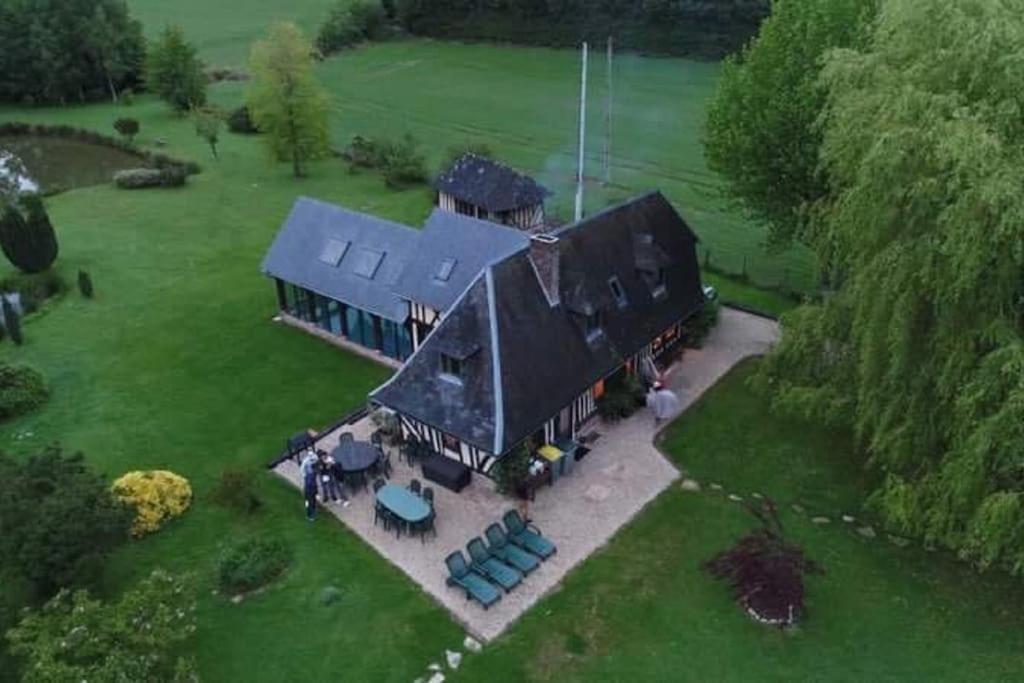 Vila Domaine Du Bois L'Abbe Épaignes Exteriér fotografie